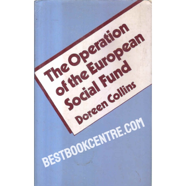 the operetion of the european social fund