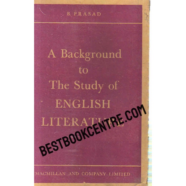 a background to the study of english literature
