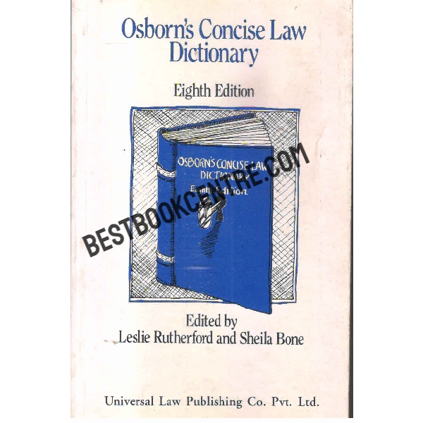 Osborns concise law dictionary