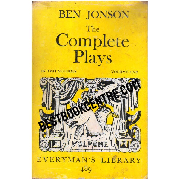 The Complete Plays Volume 1 Everymans library