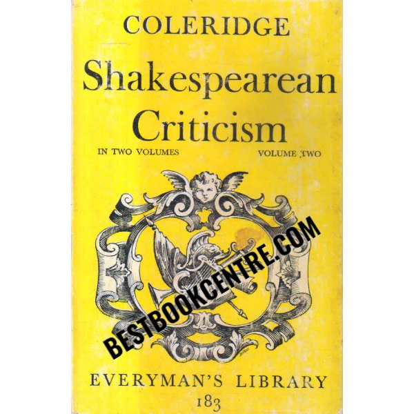 samuel taylor coleridge shakespearean criticism volume 2