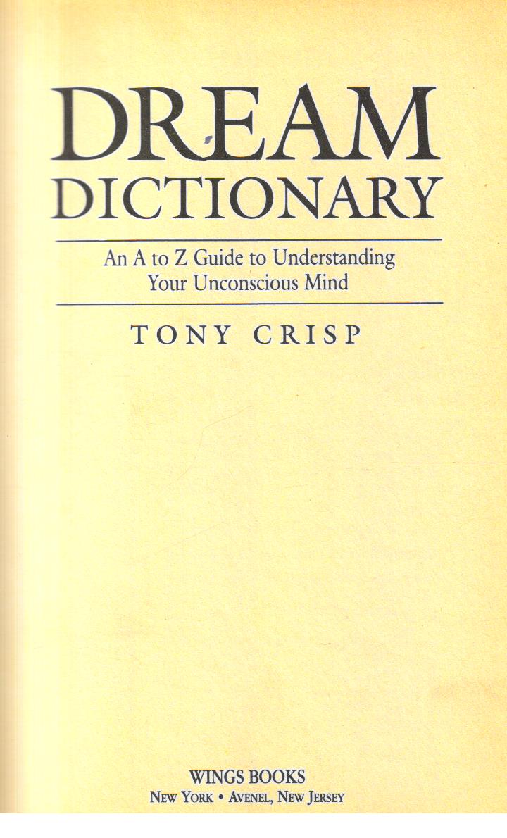 Dream Dictionary.