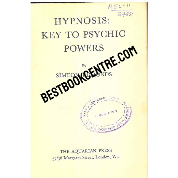 Hypnosis Key to Psychic Powers