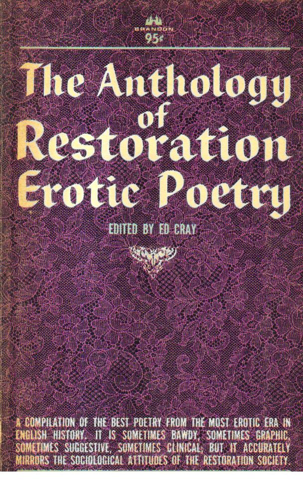 The Anthology of Restoration Erotic Poetry.