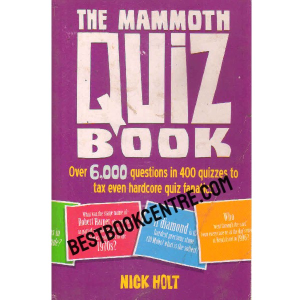 the mammoth quize  book
