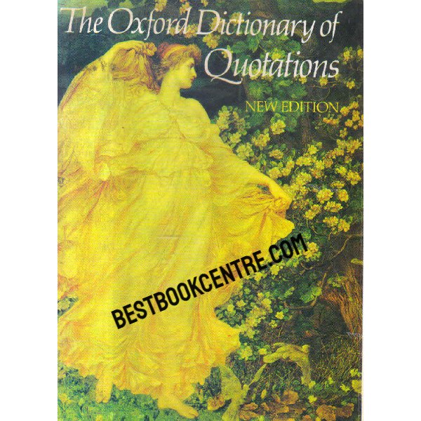 the oxford dictionary of quotations 3rd edition