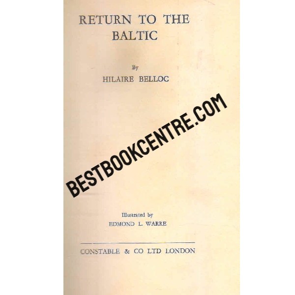 return to the baltic 1st edition