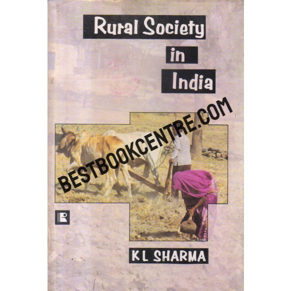 rural society in india 1st edition