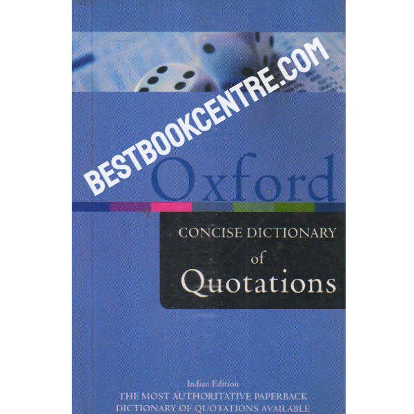 concise dictionary of quotations