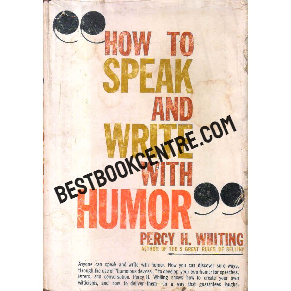 how to speak and write humor 