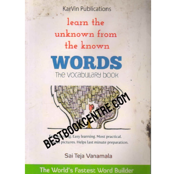 words the vocabulary book