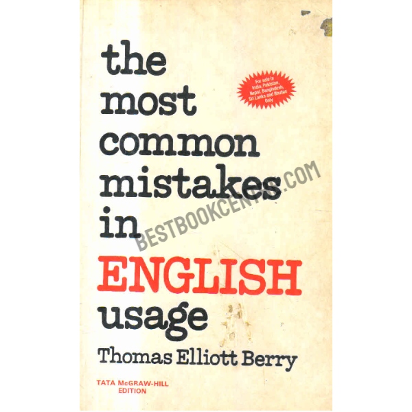 The most common mistake in  english usage