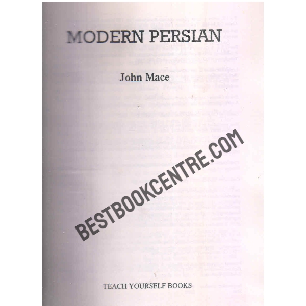 modern persian