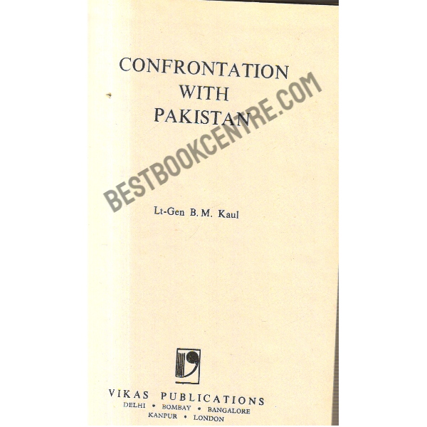 Confrontation with Pakistan 1st edition
