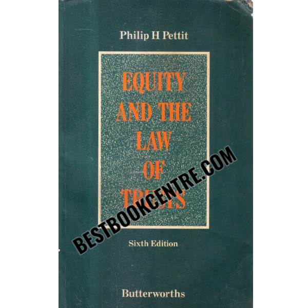 equity and the law of trusts sixth edition