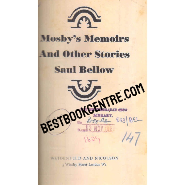 mosbys memoirs and other stories