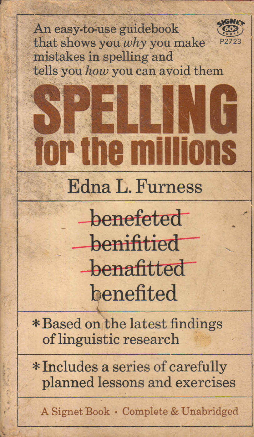 Spelling For The Millions