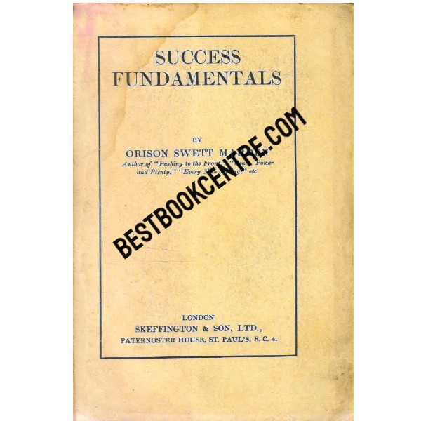 Success Fundamentals 1st edition