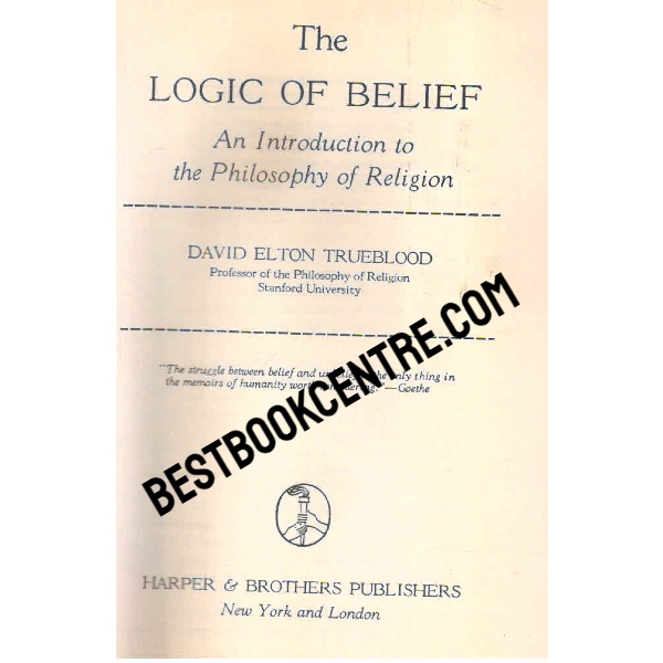 the logic of belief