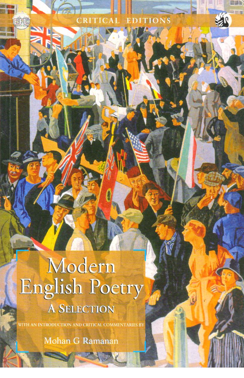 Modern English Poetry a Selection.