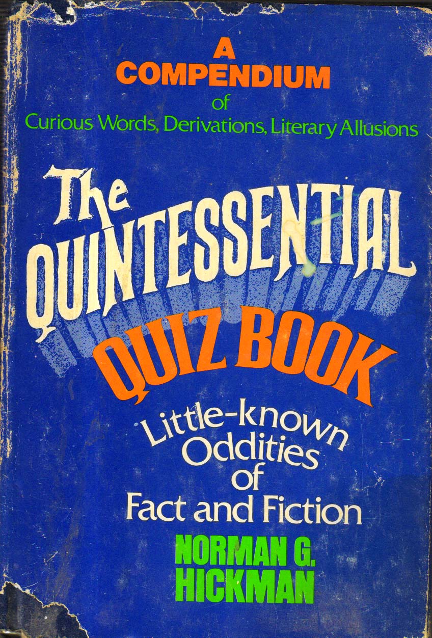 The Quintessential Quiz Book