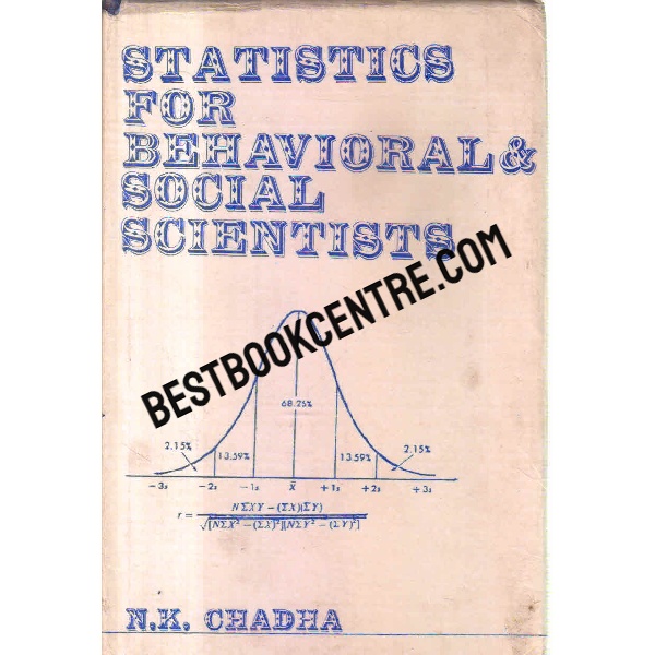 statistics for behvioral and social scientists (First Edition )