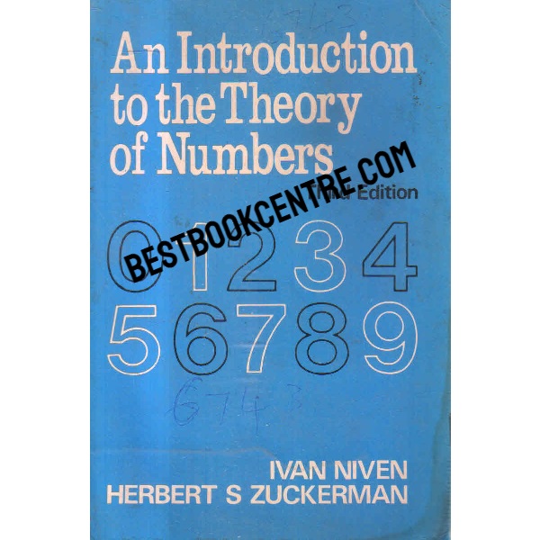 an introduction to the theory of numbers third edition
