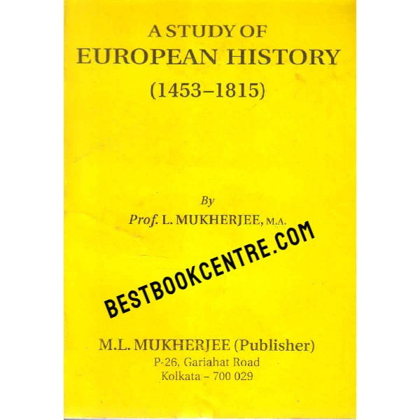 A Study of European History 1453-1815