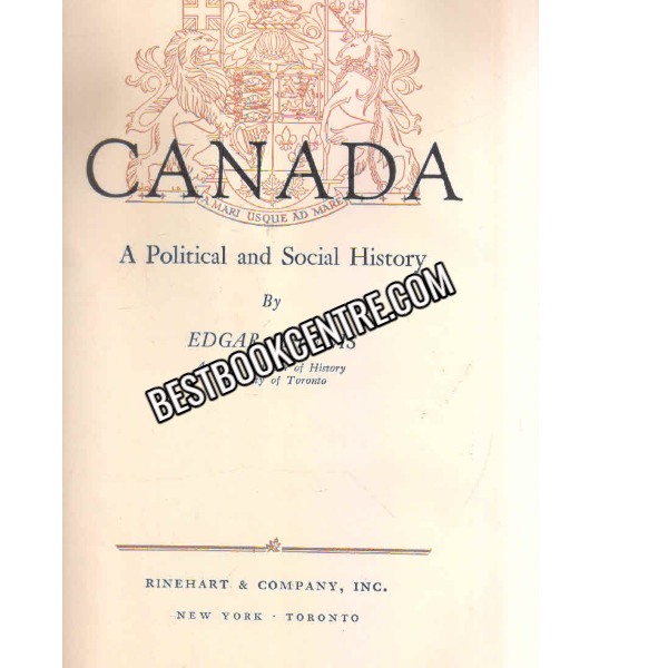 Canada A Political History And Social 