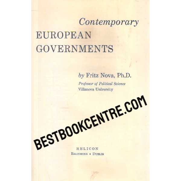Contemporary European Governments