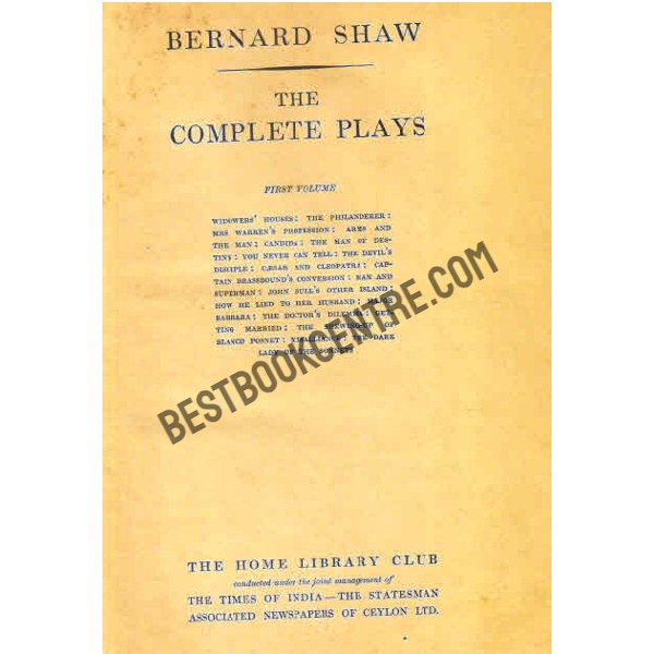 The Complete Plays.volume 1 and 2 with preface (3 books set)