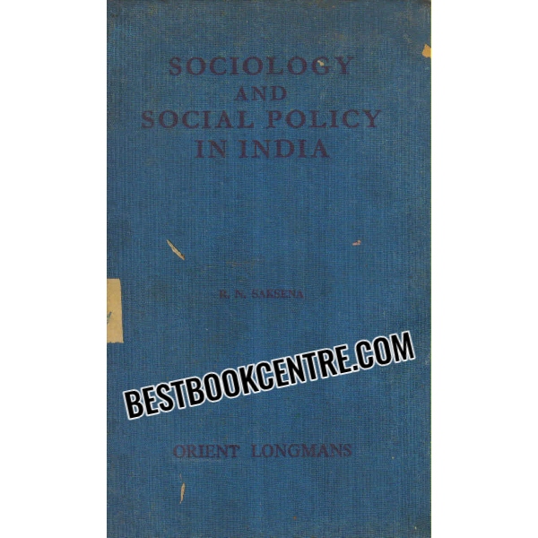 sociology and social policy in india 1st edition