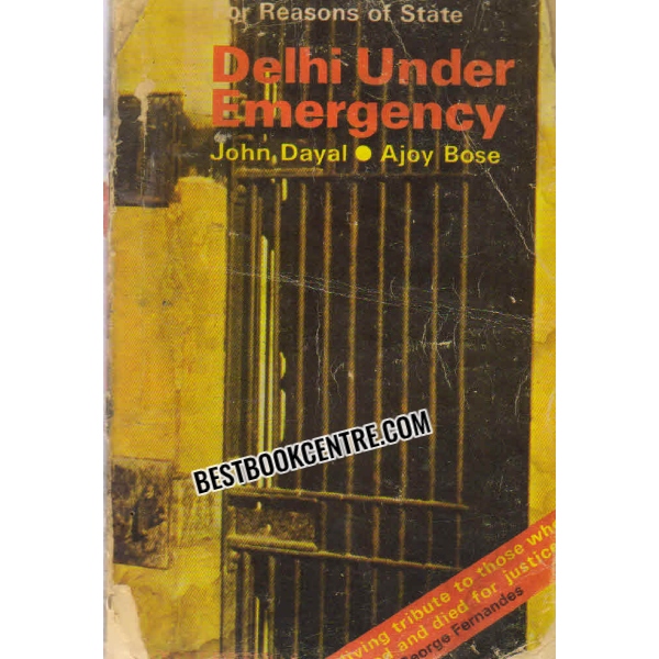 delhi under emergency 1st edition