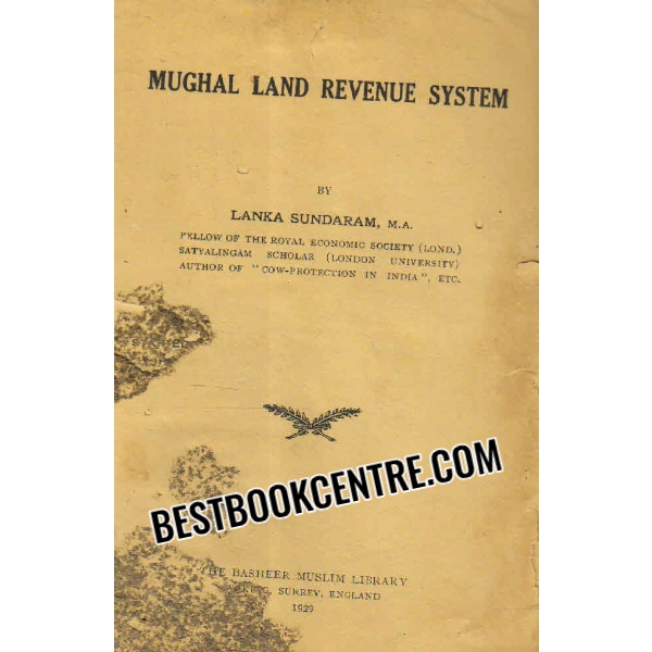 mughal land revenue system