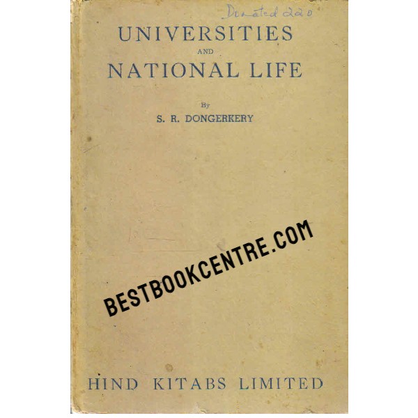 Universities and National Life 1st edition