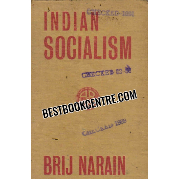 indian socialism 1st edition