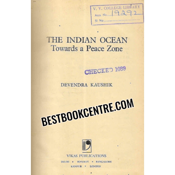 the indian ocean towards a peace zone