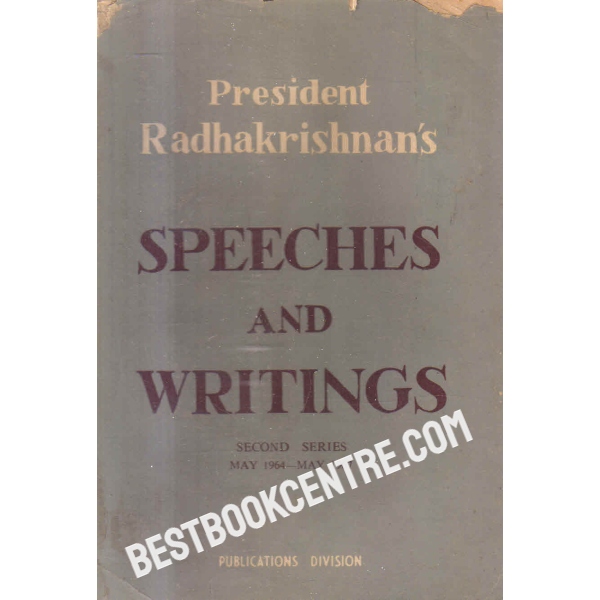 speeches and writings second series may 1964 may 1967 1st edition