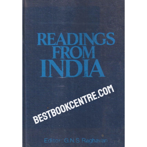 readings from india 1st edition