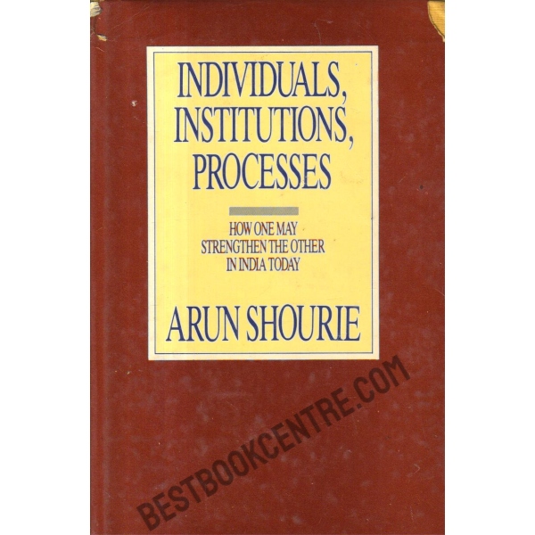 Individuals ,Institutions ,Processes. 1st edition