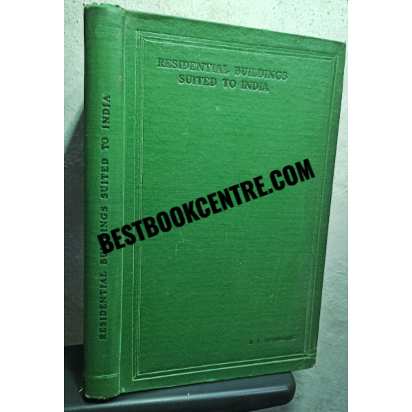 residential buldings suited to india 1st edition