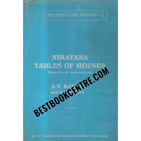 nirayana tables of houses