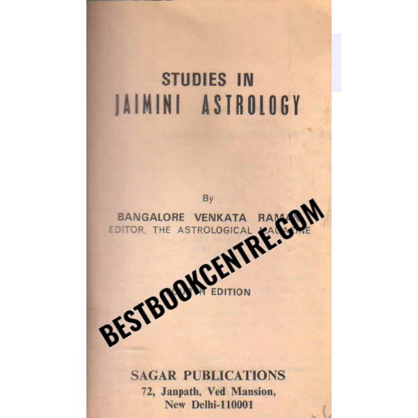 Studies in jaimini astrology