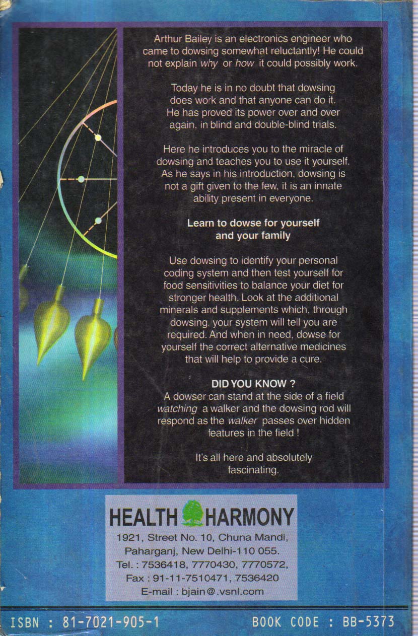 Anyone Can Dowse For Better Health
