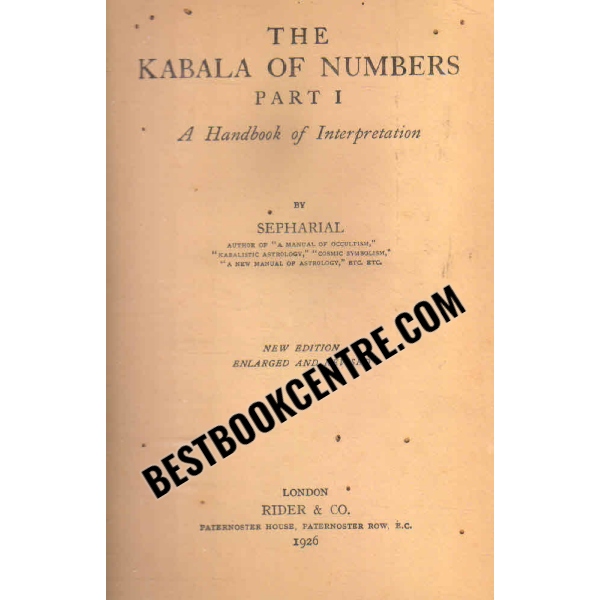 the kabala of numbers part I