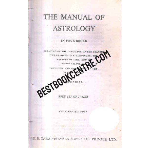 the manual of astrology