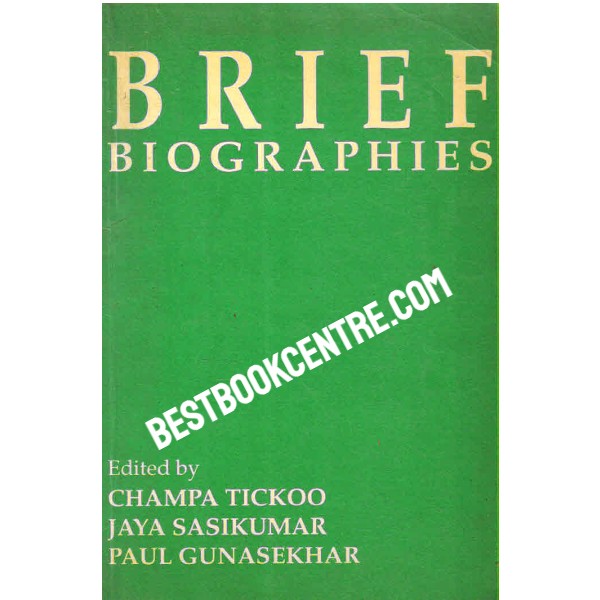 Brief Biographies