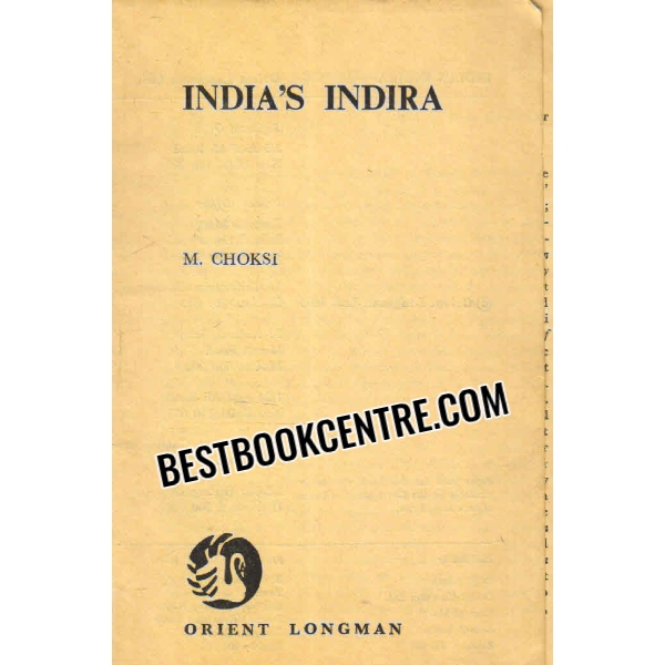 indias indira 1st edition