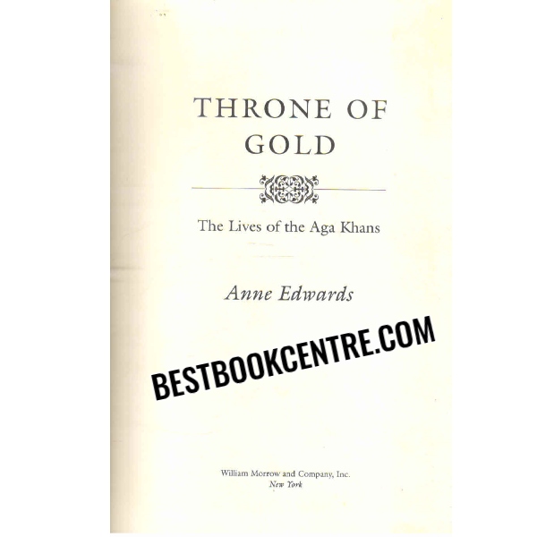 Throne of Gold The Lives of The Aga Khans 