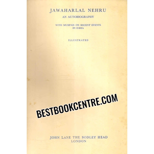 jawaharlal nehru an autobiography 